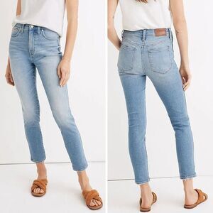 NEW Madewell 10" High-Rise Skinny Crop Jeans‎ in Horne Wash, 27
